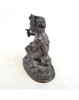Petit Sujet en Bronze dans le Goût de CLODION