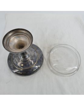 Silver Metal Centerpiece Cup
