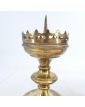 Pair of Brass Altar Candlesticks with Lion's Paw Tripod Legs