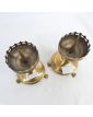 Pair of Brass Altar Candlesticks with Lion's Paw Tripod Legs