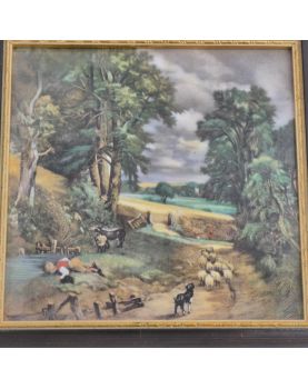 Shepherd Decor Earthenware Tile