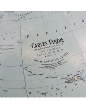 Globe Terrestre Tripode Cartes Taride