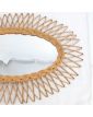 Miroir en Rotin Ovale