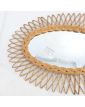 Miroir en Rotin Ovale