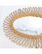 Miroir en Rotin Ovale