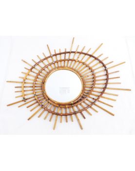 Miroir en Rotin Design