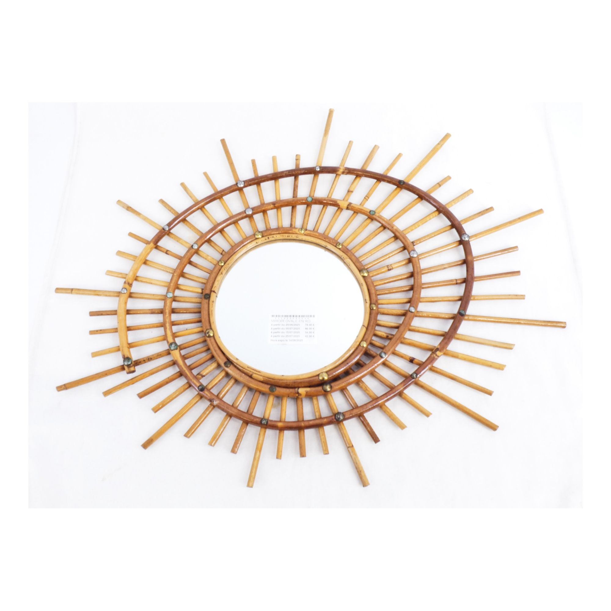 Miroir en Rotin Design Miroir en Rotin Design