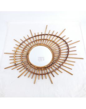 Miroir en Rotin Design