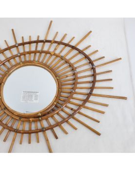 Miroir en Rotin Design