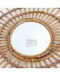 Miroir en Rotin Design