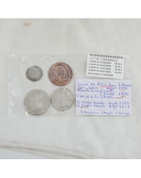 Lot of 4 French Coins