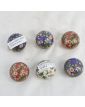 Série de 6 Petite Boîte Ronde Cloisonnée Asie