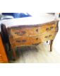 Commode Pompadour Style Louis XV Marbre Rouge Accidenté
