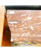 Pompadour Louis XV Style Chest of Drawers in Accidental Red Marble