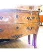 Commode Pompadour Style Louis XV Marbre Rouge Accidenté
