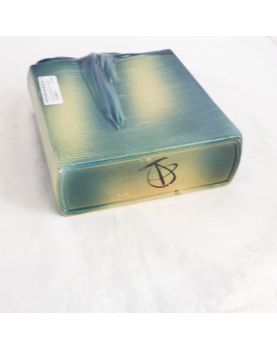 Earthenware Vase with Draped Look