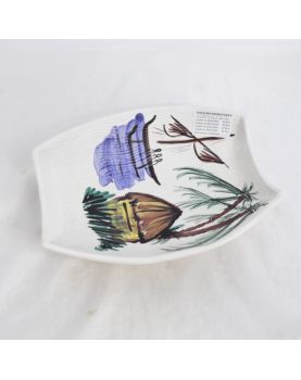 Coupe Ovale VALLAURIS Décor Africain
