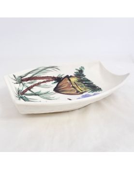 VALLAURIS Oval Cup African Decor