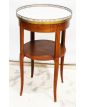 Small Bouillotte Table with Gallery