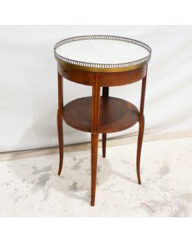 Small Bouillotte Table with Gallery