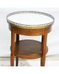 Small Bouillotte Table with Gallery