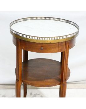 Small Bouillotte Table with Gallery