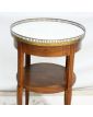 Small Bouillotte Table with Gallery