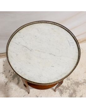 Small Bouillotte Table with Gallery