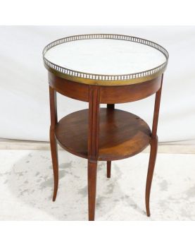 Small Bouillotte Table with Gallery