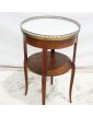 Small Bouillotte Table with Gallery