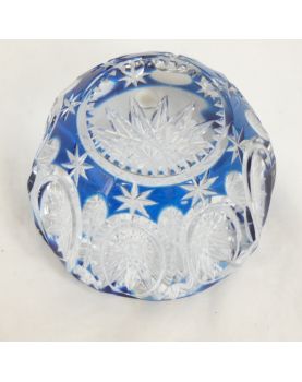 Sulfure en Cristal Bleu Décor Étoiles