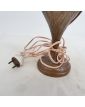 Art Nouveau Copper Lamp Base with Floral Decor