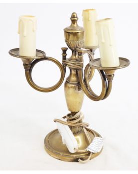 Bougeoir Triple en Bronze