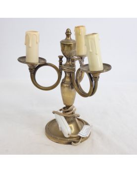 Triple Bronze Candle Holder