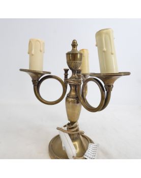 Bougeoir Triple en Bronze
