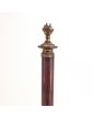 Pied de Lampe en Placage Style Empire sur Socle en Marbre