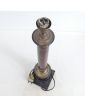Pied de Lampe en Placage Style Empire sur Socle en Marbre
