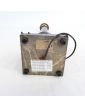 Pied de Lampe en Placage Style Empire sur Socle en Marbre