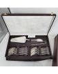 Cutlery Set - Set of 7 Boxes with 112 Pieces SAGLIER Frères in Silver Metal