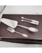 Cutlery Set - Set of 7 Boxes with 112 Pieces SAGLIER Frères in Silver Metal