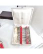 Cutlery Set - Set of 7 Boxes with 112 Pieces SAGLIER Frères in Silver Metal