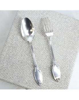 Cutlery Set - Set of 7 Boxes with 112 Pieces SAGLIER Frères in Silver Metal
