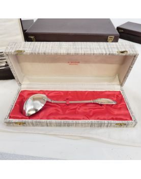 Cutlery Set - Set of 7 Boxes with 112 Pieces SAGLIER Frères in Silver Metal