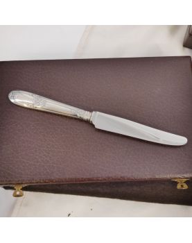 Cutlery Set - Set of 7 Boxes with 112 Pieces SAGLIER Frères in Silver Metal
