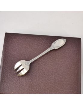 Cutlery Set - Set of 7 Boxes with 112 Pieces SAGLIER Frères in Silver Metal