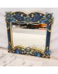 Large Green and Gold Exotic Wood Mirror