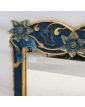 Large Green and Gold Exotic Wood Mirror