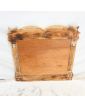 Large Green and Gold Exotic Wood Mirror