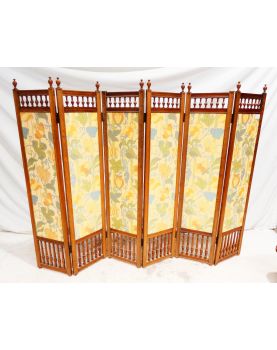 Paravent avec 6 Vantaux Décor Florale