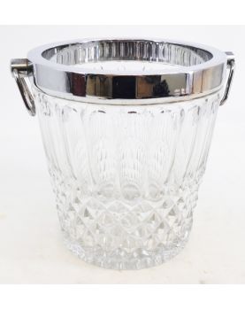 Grand Seau à Champagne en  Verre